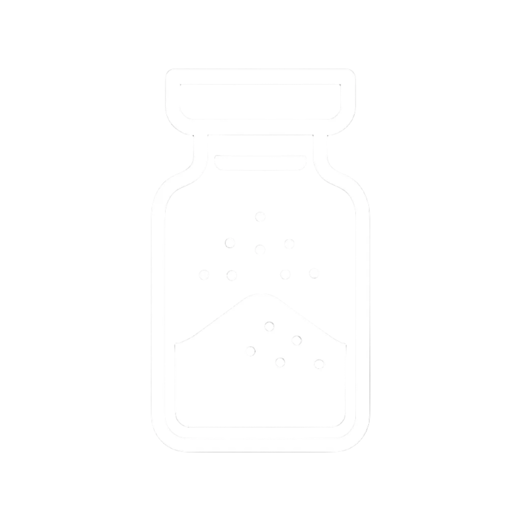 liophilized powder vial  white icon black background